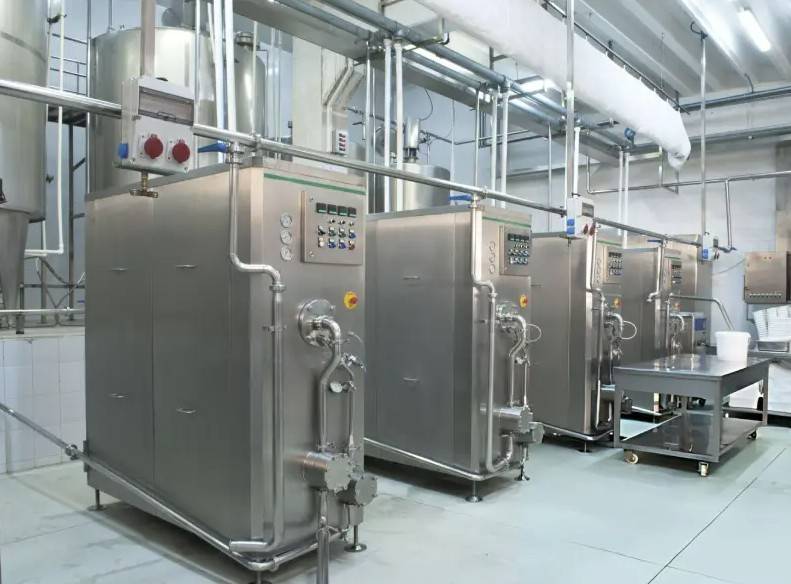 Modern manufacturing plant interior
